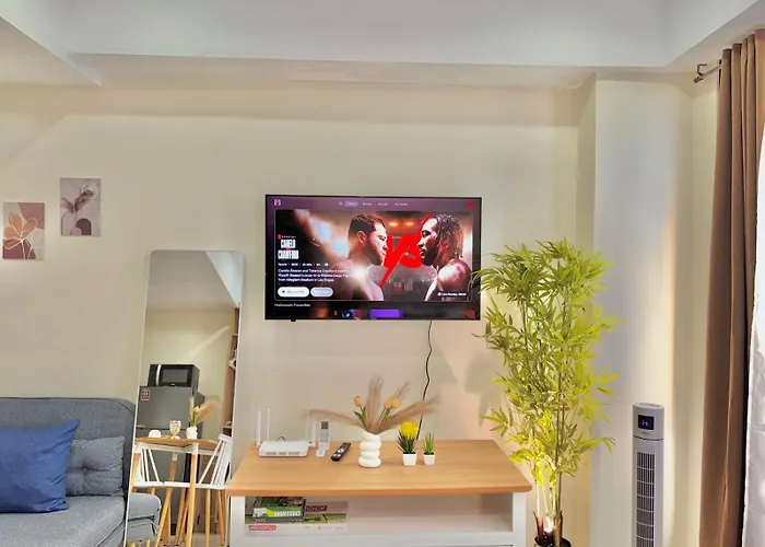 アパート Luxe Bed Free Wi-fi Movie Streaming Pool Gym Near Airport And Mactan Newtown