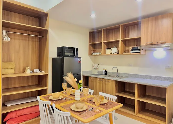 アパート Luxe Bed Free Wi-fi Movie Streaming Pool Gym Near Airport And Mactan Newtown Punta Engaño