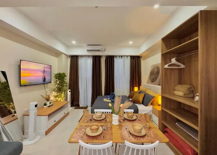 Luxe Bed Free Wi-fi Movie Streaming Pool Gym Near Airport And Mactan Newtown * Punta Engaño