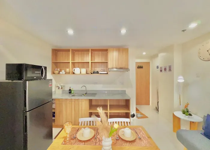 アパート Luxe Bed Free Wi-fi Movie Streaming Pool Gym Near Airport And Mactan Newtown Punta Engaño