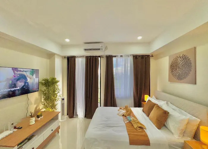 Luxe Bed Free Wi-fi Movie Streaming Pool Gym Near Airport And Mactan Newtown * Punta Engaño