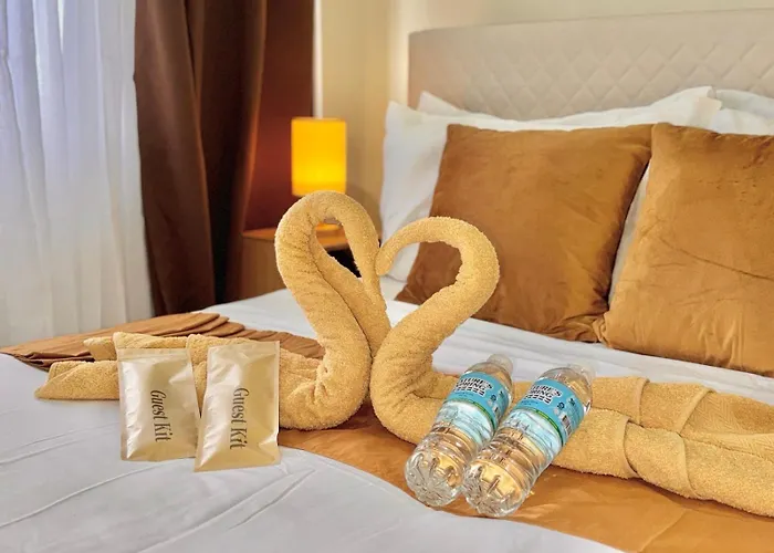 アパート Luxe Bed Free Wi-fi Movie Streaming Pool Gym Near Airport And Mactan Newtown *